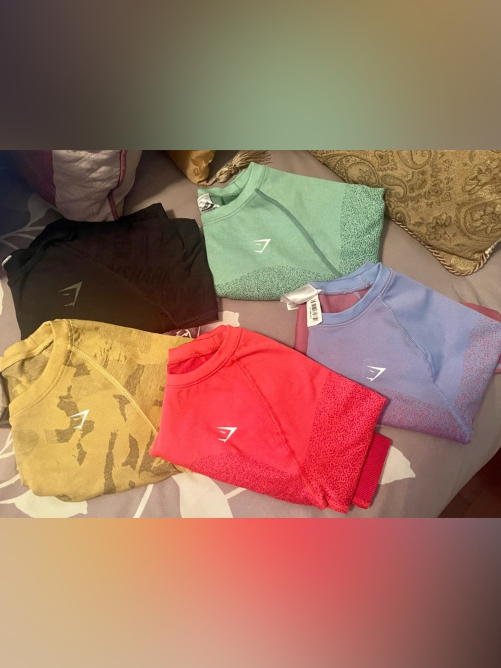 Gymshark Crewneck Crop Tops - Multiple Colors (5 pack)